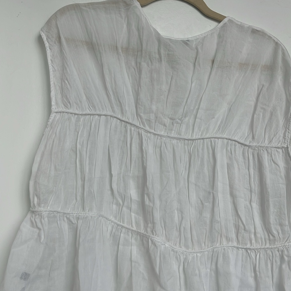 Massimo Dutti Cotton Voile Blouse - Picture 8 of 10